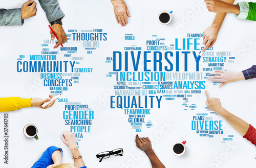 Diversity Ethnicity World Global Community Concept photo