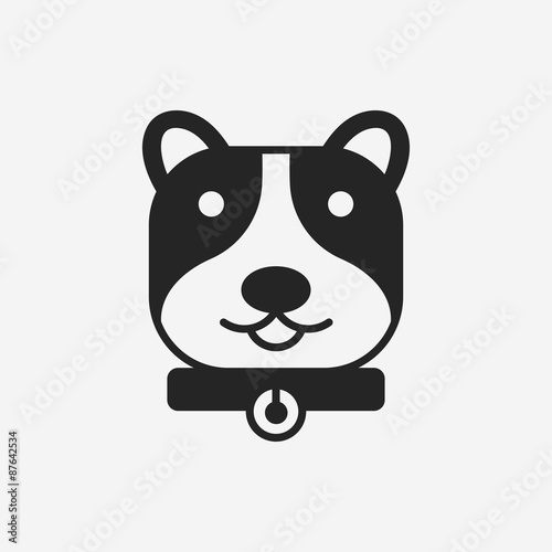 Fototapeta Naklejka Na Ścianę i Meble -  pet dog icon