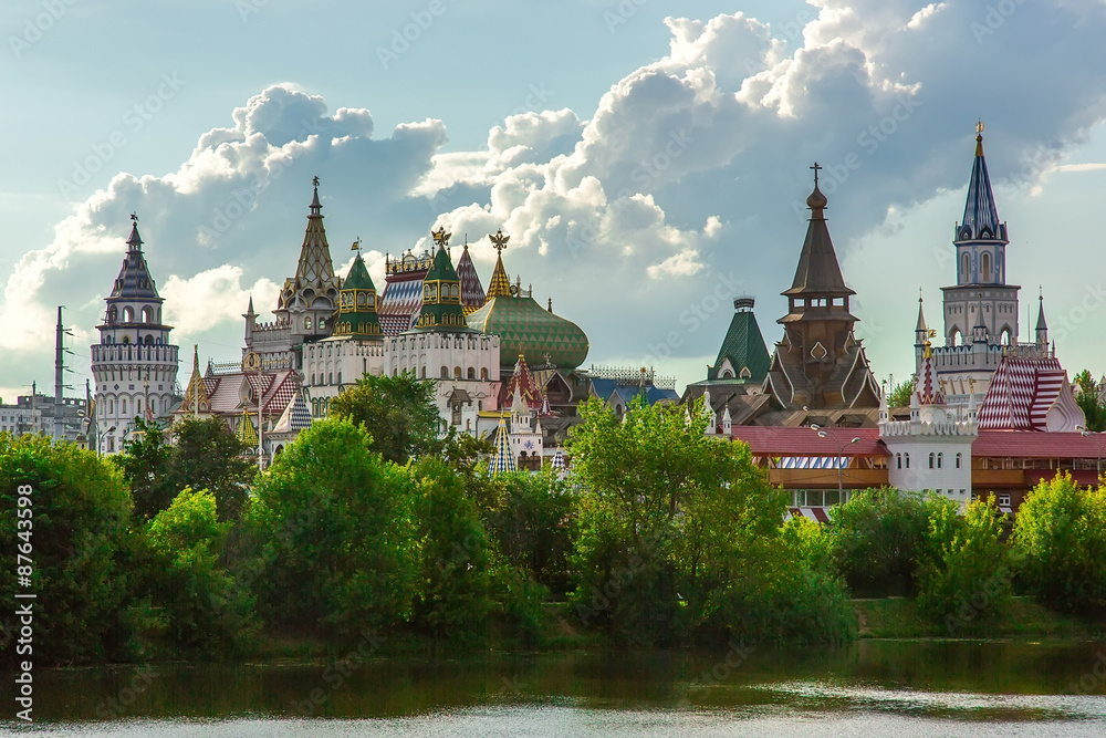 Beautiful Kremlin to Izmailovo, Moscow, Russia. Beautiful Kremlin to Izmailovo, Moscow, Russia.