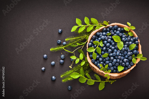 Forest blueberries