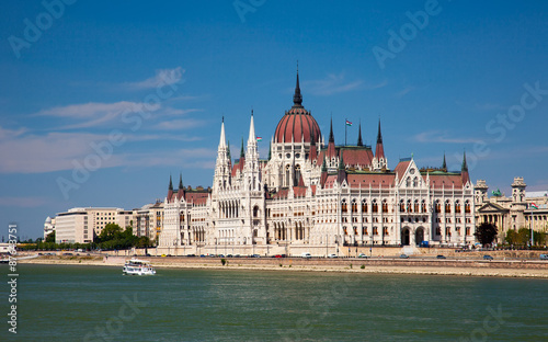 Hungarian Parliament in a sunny day