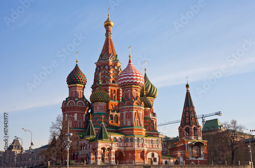 St. Basil s Cathedral on Red square  Moscow