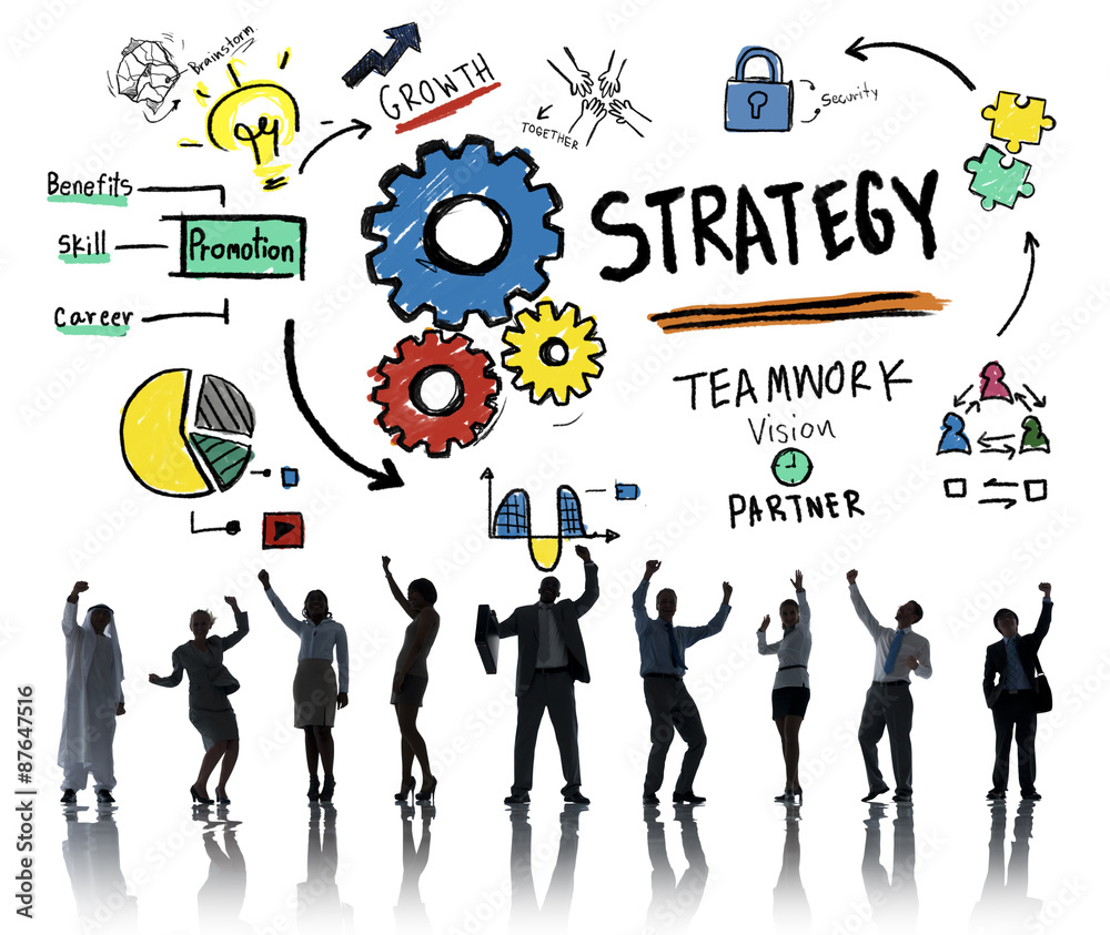 Strategy Solution Tactics Teamwork Growth Vision Concept Strategy Solution Tactics Teamwork Growth Vision Concept