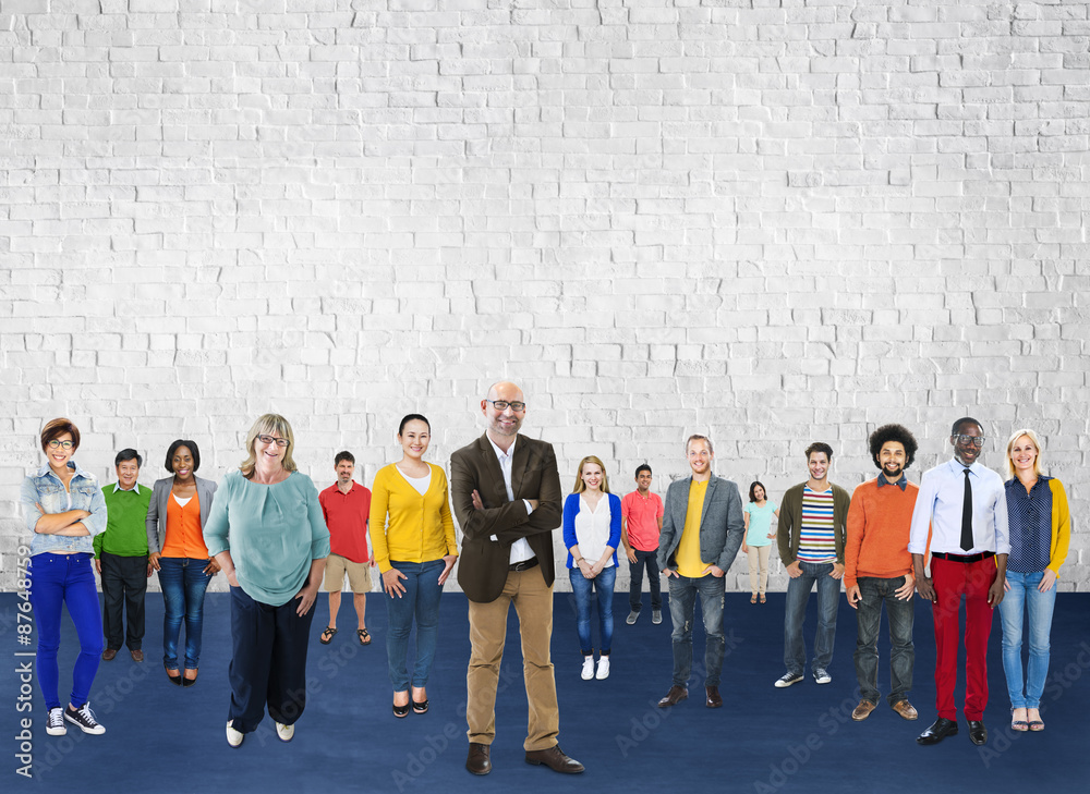 Obraz premium People Community Togetherness Corporate Team Concept