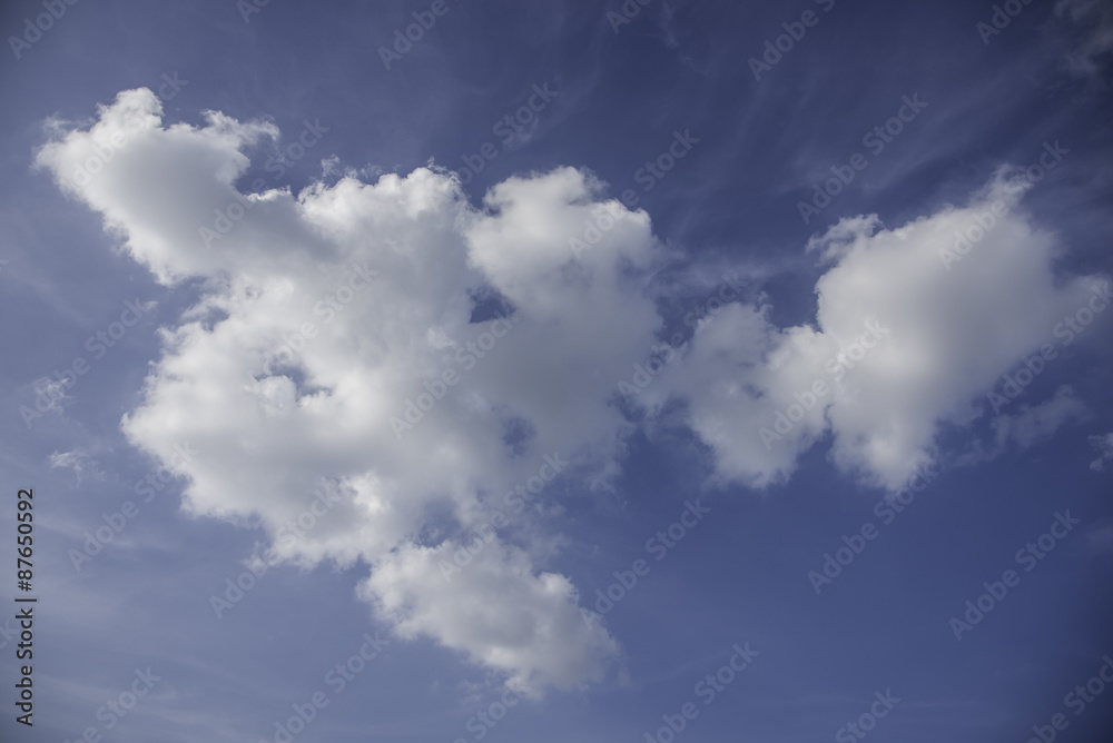 Nice cloud in blue sky