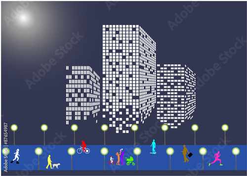La noche en la ciudad