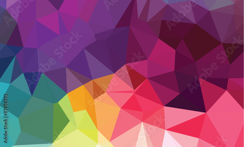 Bright geometrical polygonal vector background
