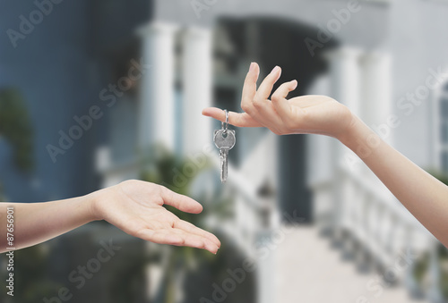 Consegna chiavi in mano villa portico photo