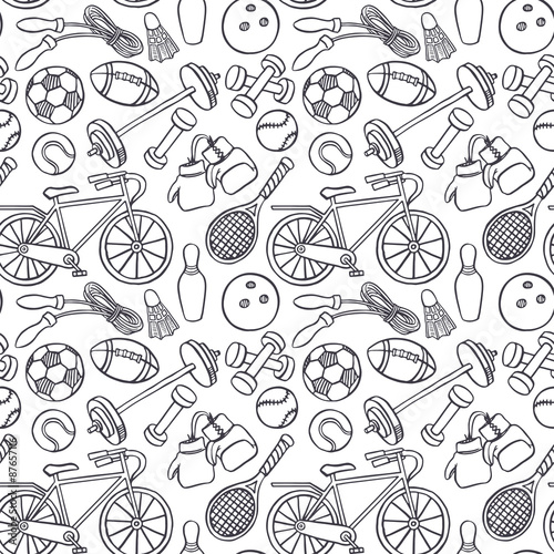 Seamless sport equipment