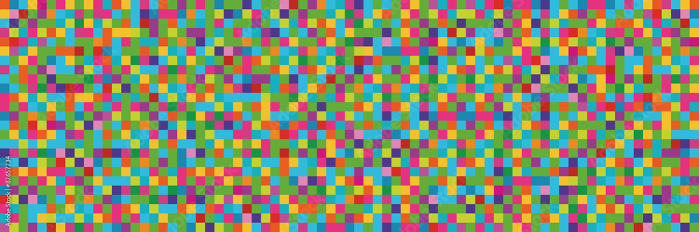 Banner multicolore
