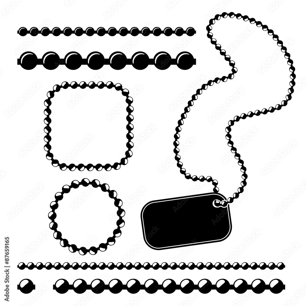 Ball chain frames