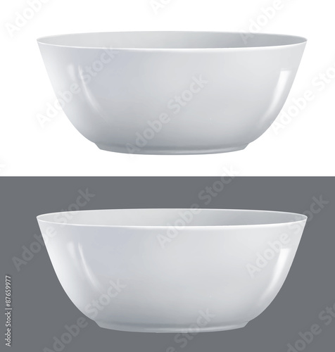 white bowl