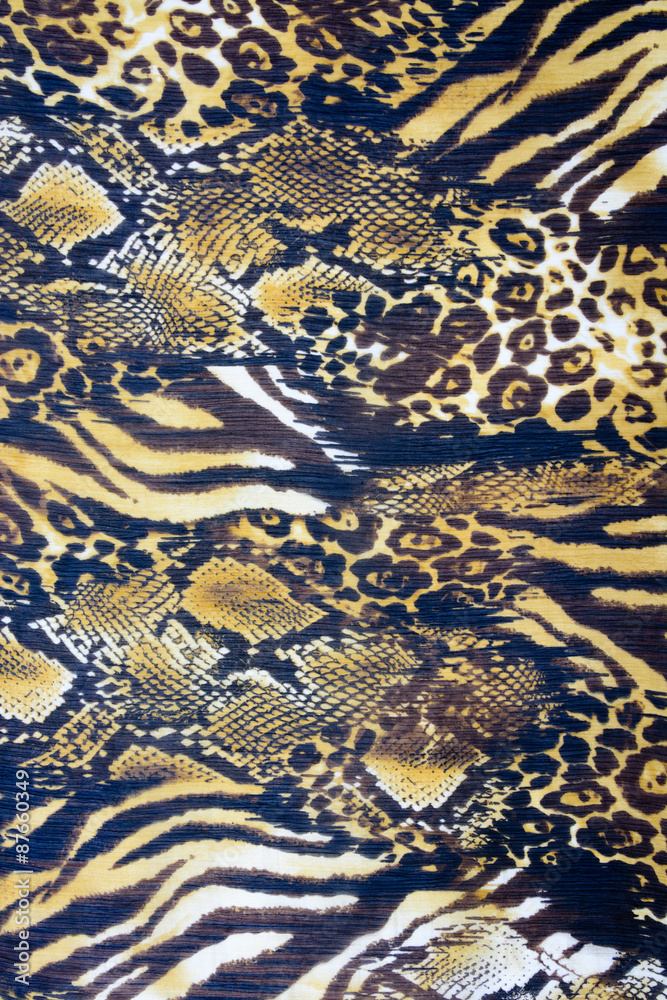 Texture fabric of leopard skin for background Texture fabric of leopard skin for background