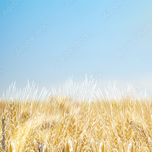 Cereal blurred background