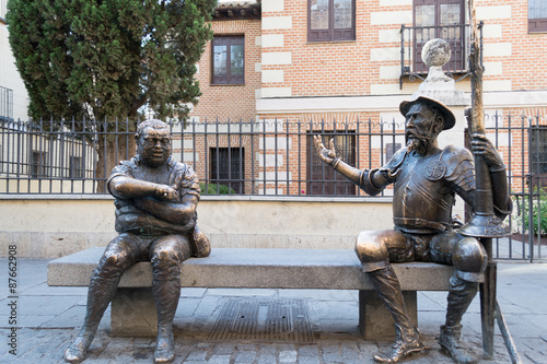 Don Quixote and Sancho Panza photo