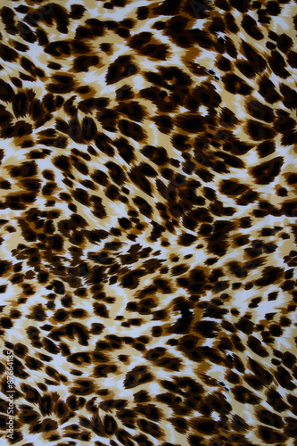 Texture fabric of leopard skin for background