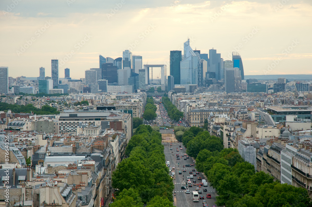 Defense or La Defense - Modern business and residential district