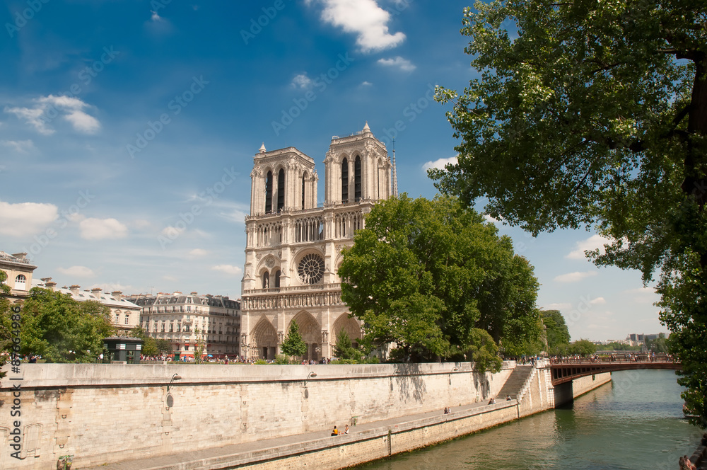 Obraz premium Paris - France, Seine river