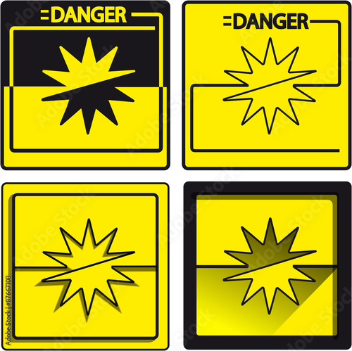 danger vector sign