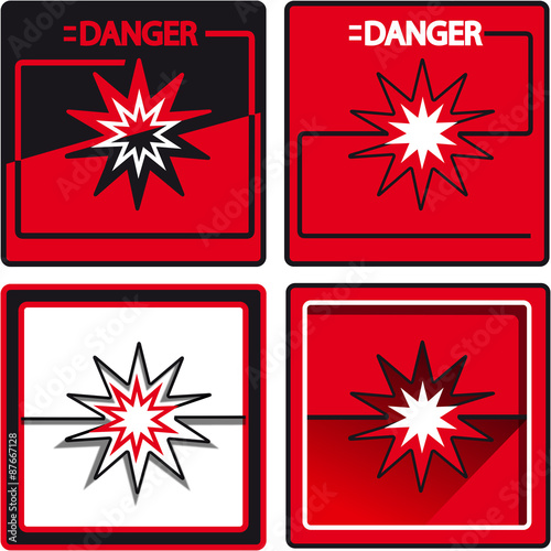 danger vector sign