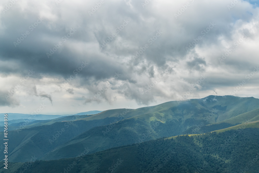 Landscape with clouds in the mountains
Landscape with clouds in the mountains