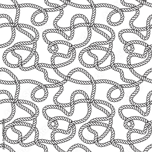 Nautical rope pattern