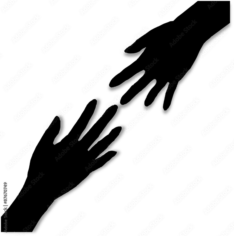 Helping Hans Silhouette Helping Hans Silhouette