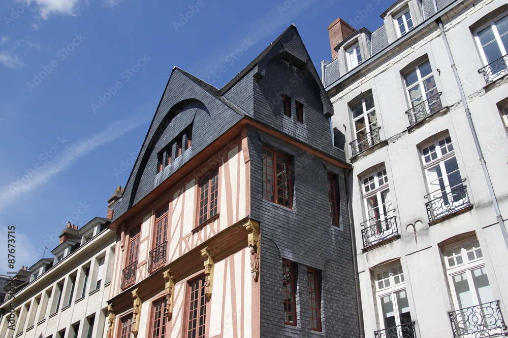 Maison à colombages à Nantes