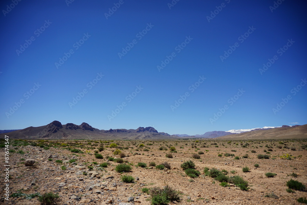 Panorama auf das Atlasgebirge in Marokko
