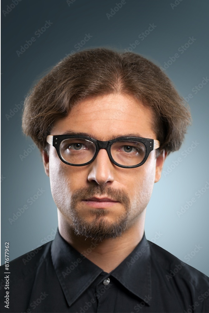 Obraz premium Human Face, Men, Portrait.