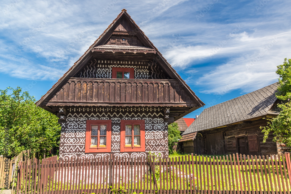 Traditional house from Slovakia in Cicmany