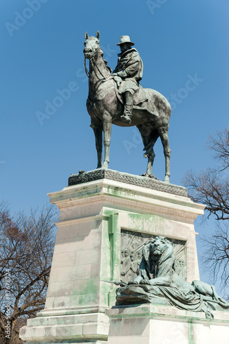 lysses S. Grant Memorial in front o the US Capitol Building photo