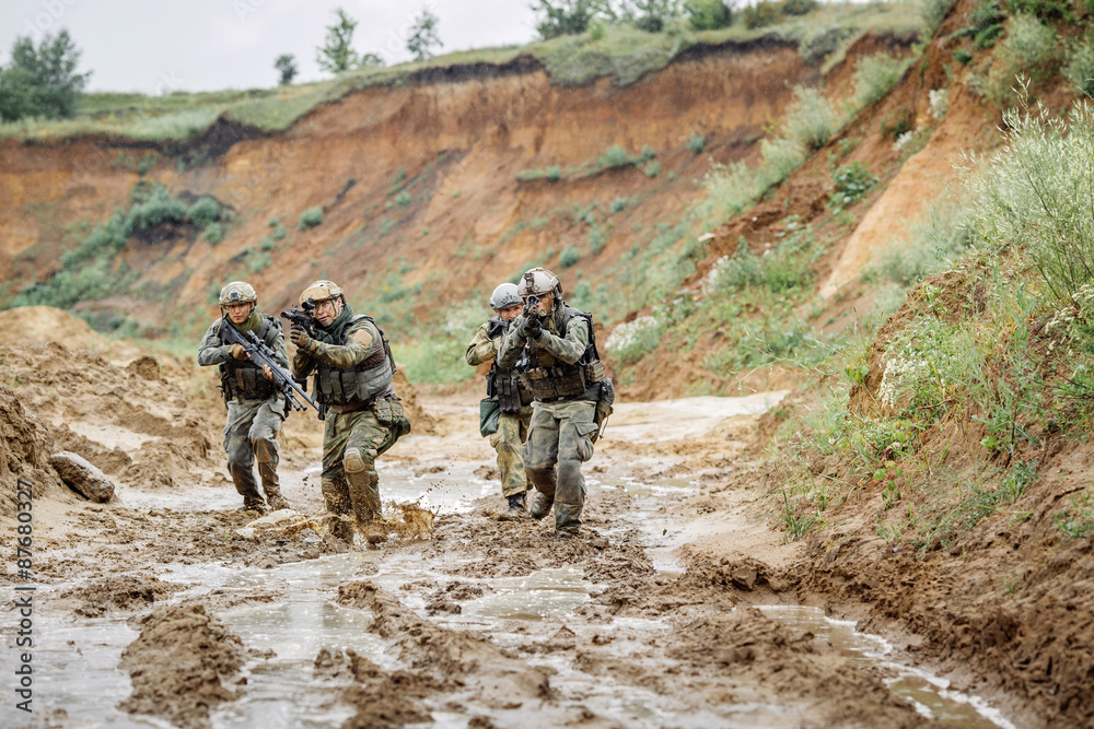 rangers during the military operation rangers during the military operation