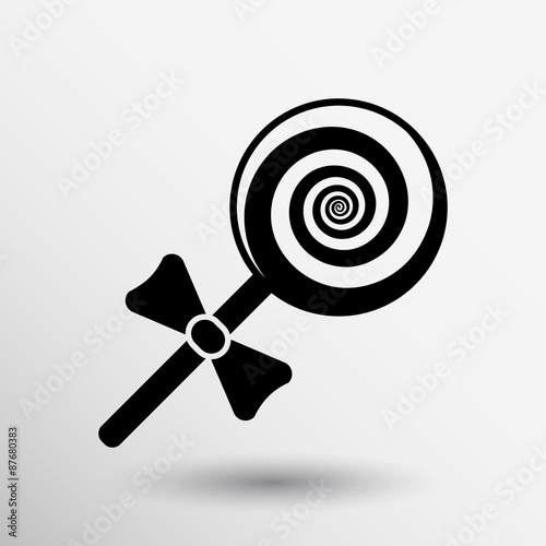 candy lollipop logo symbol icon graphic vector