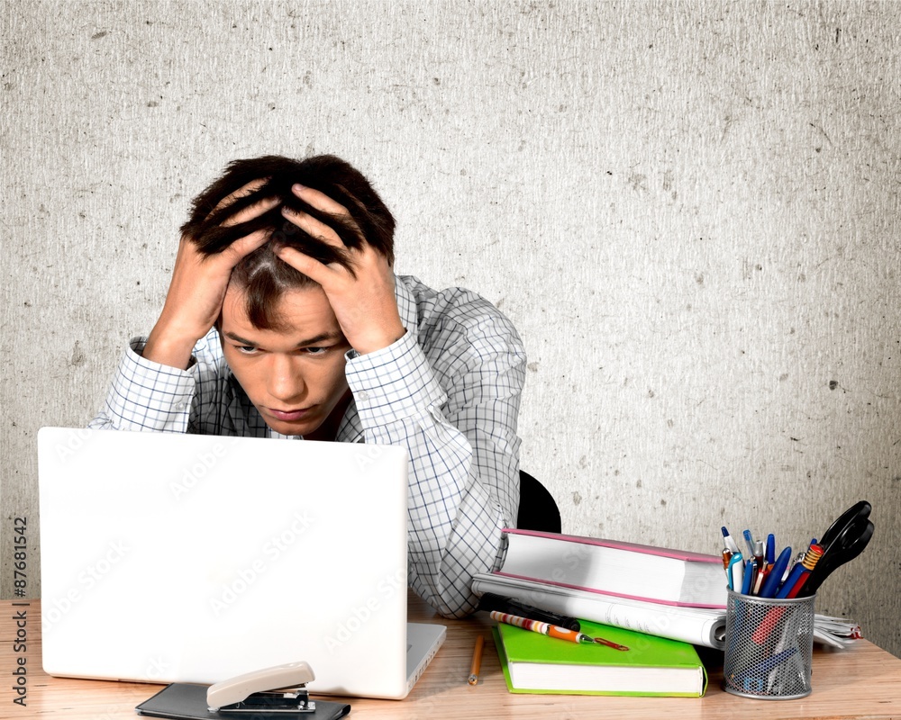 Emotional Stress, Computer, Student. Emotional Stress, Computer, Student.