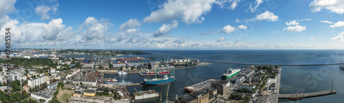 Panoramic view of Gdynia, Poland. #87685554