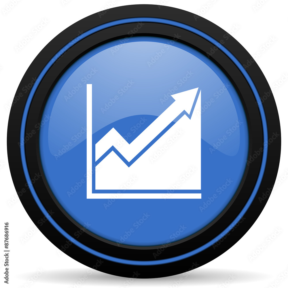 histogram icon stock sign histogram icon stock sign