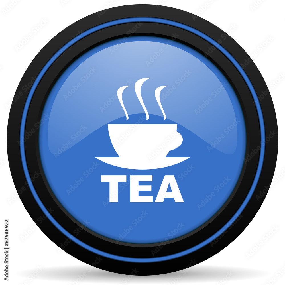 tea icon hot cup of tea sign