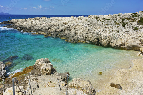 amazing view of Alaties Beach, Kefalonia, Ionian islands, Greece photo