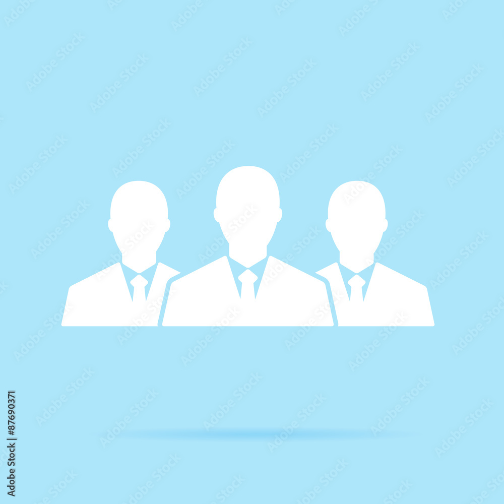 Fototapeta premium management avatar user profile vector illustration , businessma