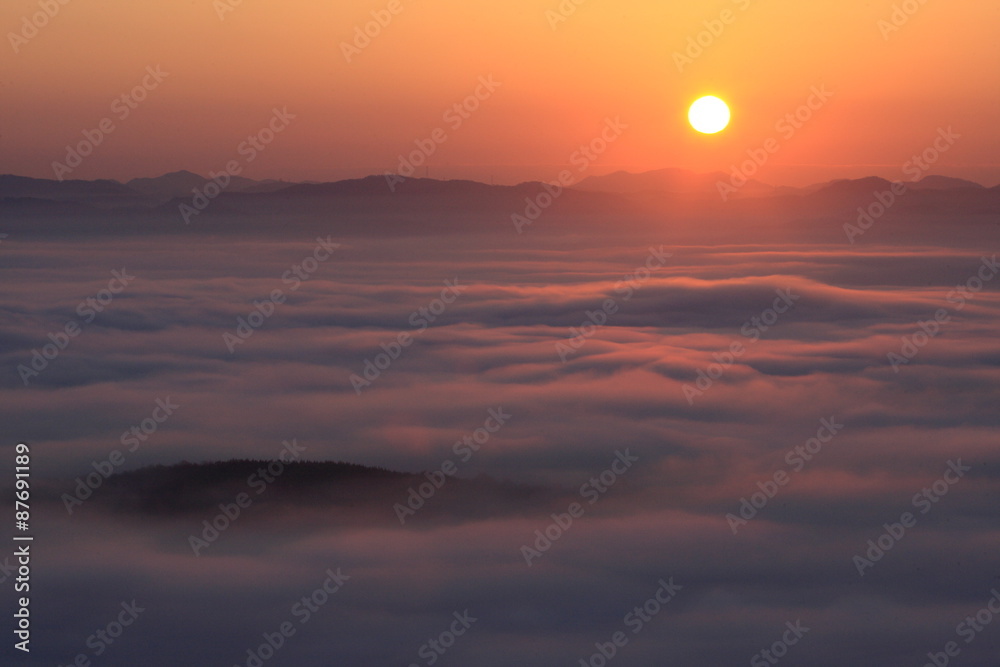 霧の海　雲海