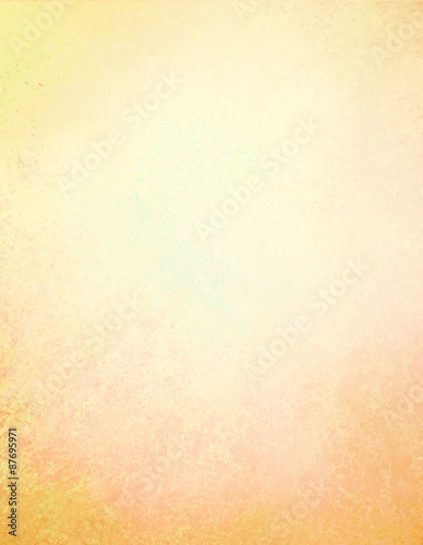 yellow orange background with faded center and distressed vintage texture, autumn background