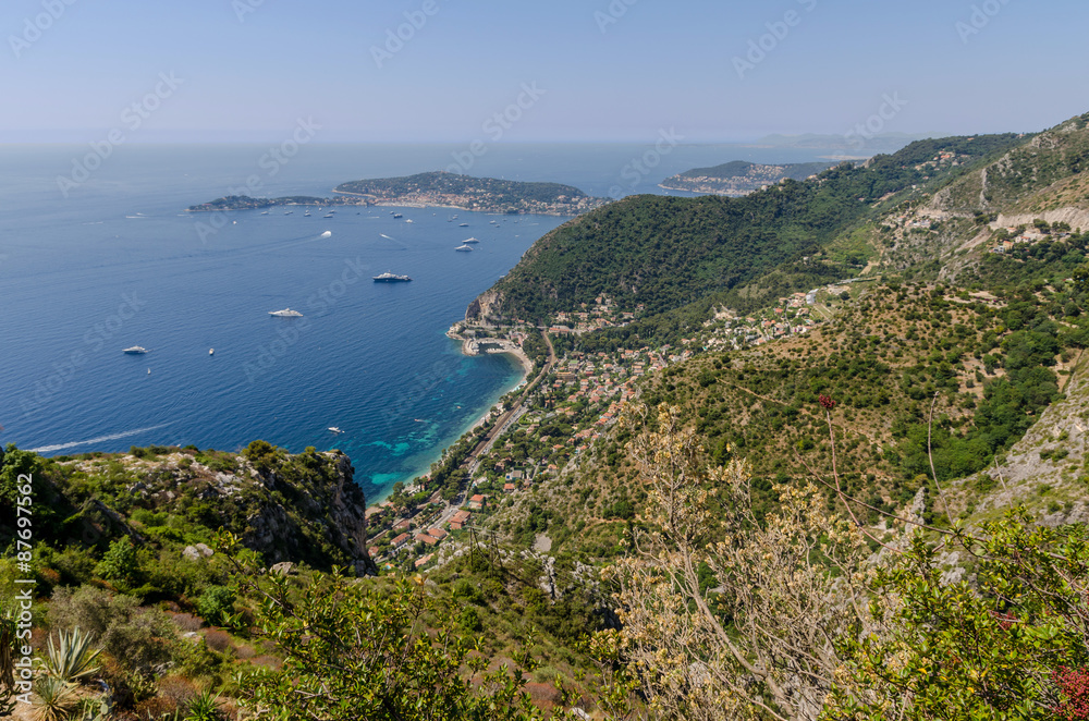 View from Eze in Provence, France