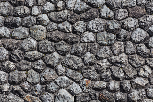 wall of stones as a texture