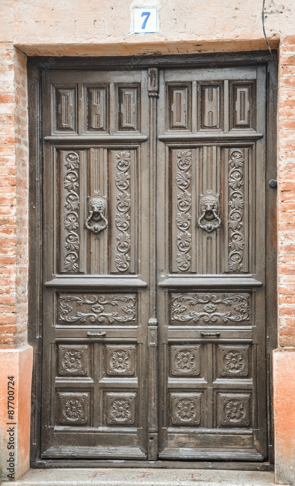 Puertas de pueblo, Villanueva de los Infantes, Ciudad Real, España Puertas de pueblo, Villanueva de los Infantes, Ciudad Real, España