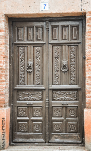 Puertas de pueblo, Villanueva de los Infantes, Ciudad Real, España © luisfpizarro