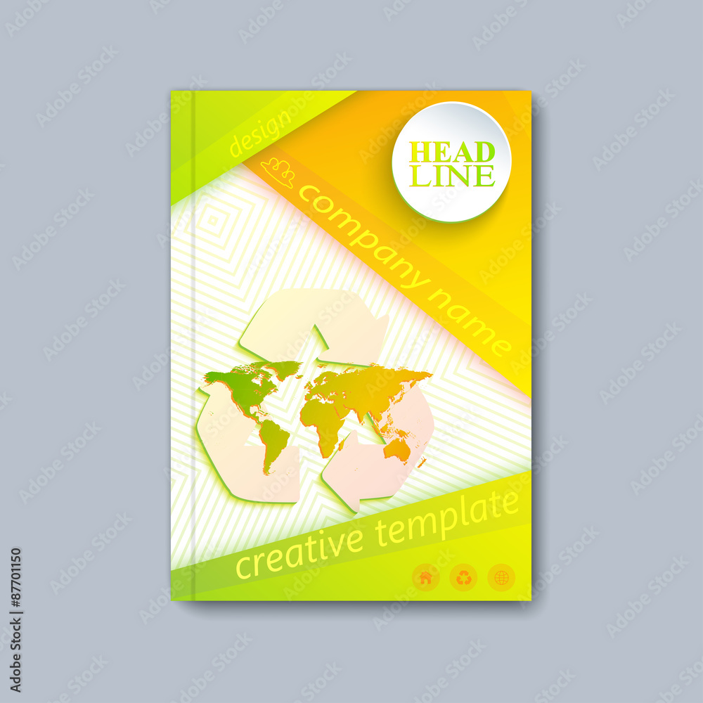 Modern template layout brochure, magazine, flyer, booklet, cover