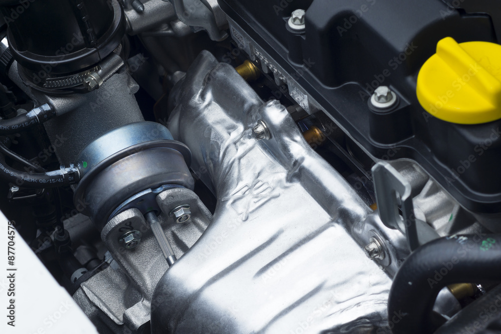 Fototapeta premium new car engine