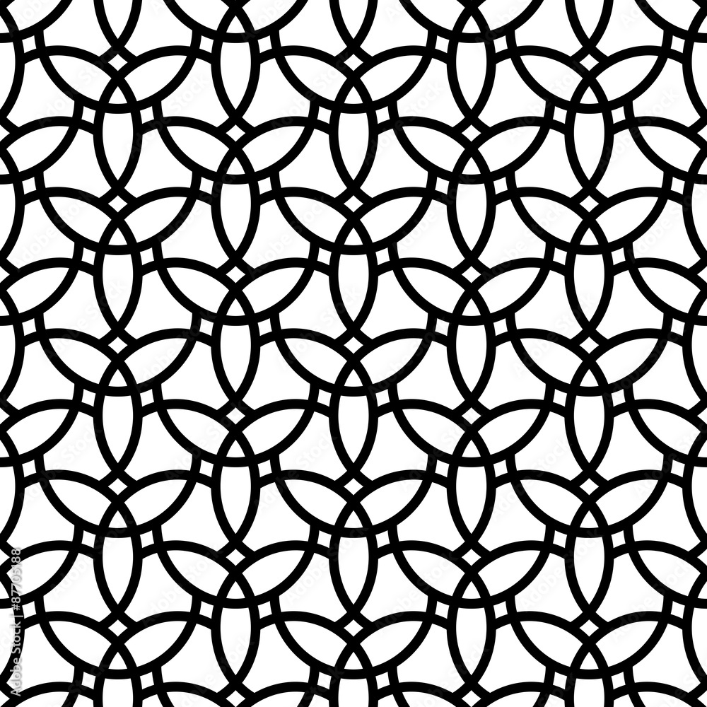 Naklejka premium Geometric Seamless Vector Pattern