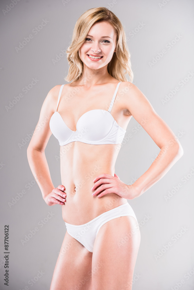 Obraz premium Woman in underwear